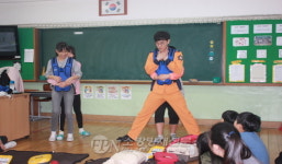 동해소방서, 북삼초 소방안전 교육