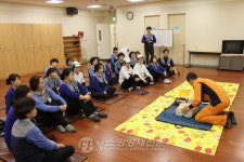 사천소방서, 홈플러스 삼천포점 심폐소생술 교육