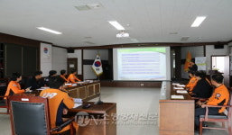 동해소방서, 동인병원 긴급구조통제단 도상훈련