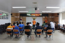 삼척소방서, 장애인 주간보호소 ‘샘터’ 직원 대상 소ㆍ소ㆍ심 교육