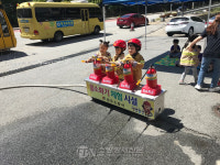 원주소방서, 한강유치원 “화재진압? 이렇게 해요!”