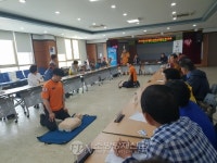 청주서부소방서, 마을이장 초대 소방안전교실 운영