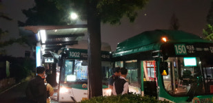 서울강서소방서, 버스정류장 추돌 구조 처리 