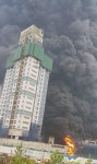 세종 주상복합 신축 공사현장 화재… ‘갇힌 사람 없어’