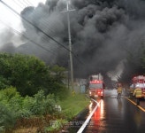 아산 영인면 폐비닐 수거업체 불… 5시간여 만에 꺼져