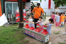 춘천소방서, 삼운사유치원 대상 견학 체험