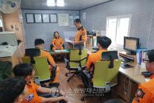 고성소방서 이석철 서장, 현장부서 초도순시