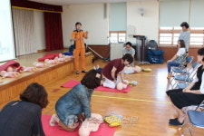 담양소방서, 사창유치원 교직원 대상 심폐소생술 교육