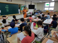 김해동부소방서, 불조심 어린이마당 행사 대비 소방안전 교육