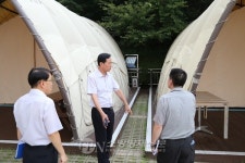 광진소방서, 워커힐 호텔 캠핑 인 더 시티 소방안전점검