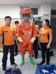 영광소방서 함평119, 유해화학물질 사고 대비 교육 훈련