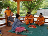 우재봉 소방청 차장, 폭염대책 현장점검