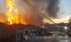 파주 물류창고서 큰불… 10시간여 만에 꺼져