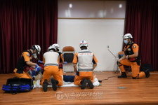 통영소방서, 전국소방기술경연대회 구급분야 대비 맹훈련