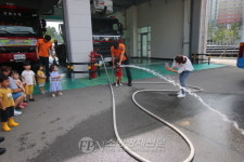 고성소방서, 간성 하얀어린이집 견학