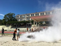 고흥소방서, 녹동중 합동 소방훈련