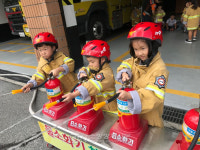 원주소방서, 만종초 병설유치원 체험식 소방서 견학