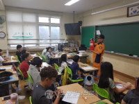속초소방서, 강원도 불조심 어린이마당 대비 학습 지도