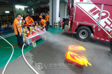 고성소방서, 프뢰벨어린이집 소방서 견학