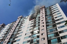 부천 상동 아파트 15층서 화재… 주민 30여 명 대피