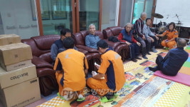 영광소방서, 요양시설 위문ㆍ어르신 기초건강체크