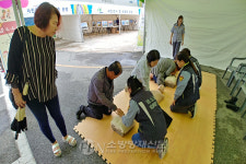 고성소방서 의소대연합회, 수성문화제 행사 지원ㆍ캠페인 참여