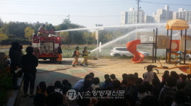 나주 경현119, 이화유치원 합동소방훈련
