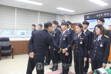 함안소방서, 전보ㆍ신임 소방공무원 인사발령 신고식
