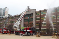도봉소방서, 관내 초등학교 실전대응 훈련