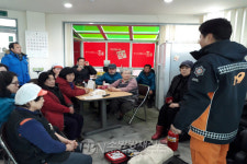 고성소방서, 거진전통시장 상인회 대상 소방안전 교육