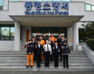 통영소방서, 제54기 의무소방원 전역식