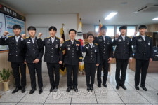 함양소방서, 신규 소방공무원 인사발령 신고식