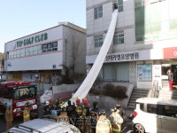 창원소방서, 성미카엘요양병원 합동 소방훈련