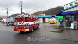 담양소방서 옥과119, 옥과시장 소방차 확보훈련ㆍ현장 적응훈련