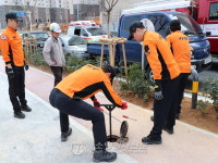 창원소방서, 중동ㆍ감계지구 신축 아파트 소화전 점검