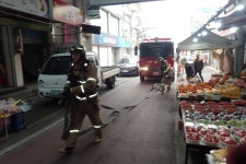 대덕소방서, 전통시장 가상화재 진압 훈련