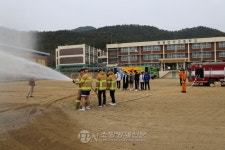 영광소방서, 이동안전체험 차량 찾아가는 체험교실