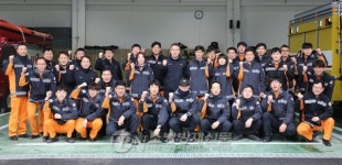 이진호 강릉소방서장, 강원 산불 피해 이재민에 따뜻한 손길