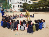 창원소방서, 온천초 합동 소방훈련