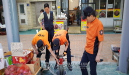 마산소방서, 구암현대시장 화재예방 안전지도