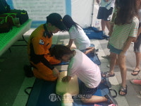 마산소방서, ‘2019 새물맞이 아트 페스티벌’ 행사장 소방력 지원