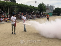 창원소방서, 신방초 화재대피훈련