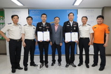 송파소방서, 승진자 진급 신고식