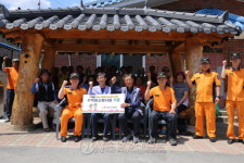 괴산소방서, 청천면 삼송2리서 화재없는 안전마을 행사 가져