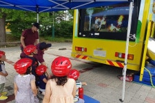 대전동부소방서, 가양유치원 ‘찾아가는 이동안전 체험교실’