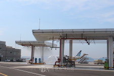 부산강서소방서, 김해국제공항 항공유 저장소 합동훈련