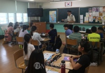 사천소방서, 정동초 대상 불조심 어린이마당 사전 교육