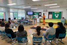 고성소방서, 오호초 교직원 심폐소생술 교육