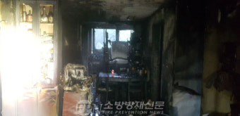 포항 아파트 화재… 28명 연기 흡입