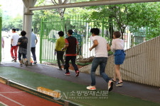 도봉소방서, 게이트볼 경기장 합동 소방훈련